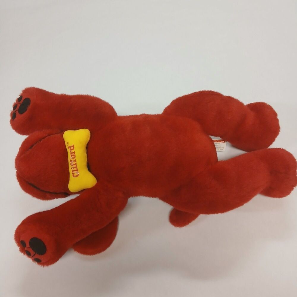 Scholastic 20” CLIFFORD BIG RED DOG Stuffed Plush Animal Floppy Lying Puppy Toy - Picture 10 of 14